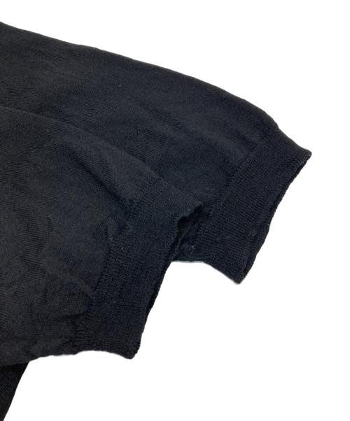 LEONARD（レオナール）LEONARD (レオナール) 半袖ニット ブラック サイズ:不明の古着・服飾アイテム