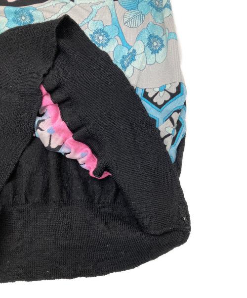 LEONARD（レオナール）LEONARD (レオナール) 半袖ニット ブラック サイズ:不明の古着・服飾アイテム