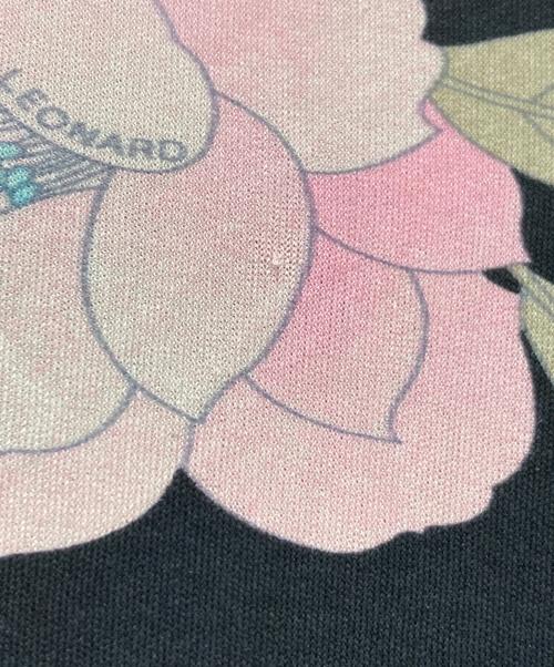 LEONARD（レオナール）LEONARD (レオナール) 半袖ニット ブラック サイズ:不明の古着・服飾アイテム