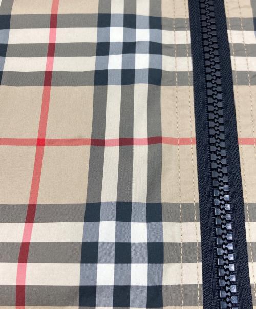 BURBERRY LONDON（バーバリーロンドン）BURBERRY LONDON (バーバリーロンドン) チェック リサイクルポリエステルフーデッドジャケット ベージュ サイズ:38の古着・服飾アイテム