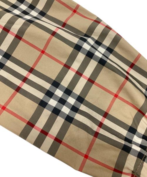 BURBERRY LONDON（バーバリーロンドン）BURBERRY LONDON (バーバリーロンドン) チェック リサイクルポリエステルフーデッドジャケット ベージュ サイズ:38の古着・服飾アイテム