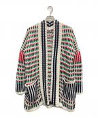 majeマージュ）の古着「ニットカーディガン」｜マルチカラー