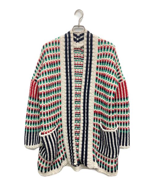 maje（マージュ）maje (マージュ) ニットカーディガン マルチカラー サイズ:2の古着・服飾アイテム