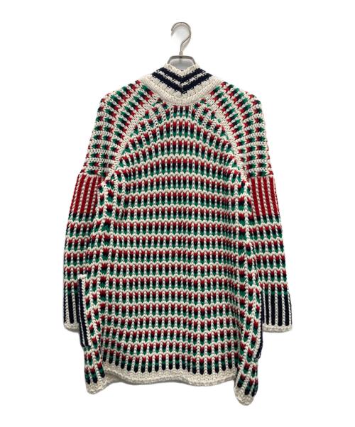 maje（マージュ）maje (マージュ) ニットカーディガン マルチカラー サイズ:2の古着・服飾アイテム