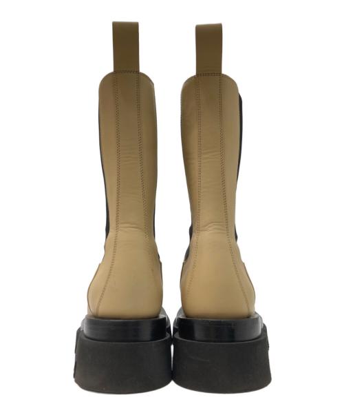 BOTTEGA VENETA（ボッテガベネタ）BOTTEGA VENETA (ボッテガベネタ) ザ・ラグ・チェルシーブーツ ベージュ サイズ:35 1/2の古着・服飾アイテム