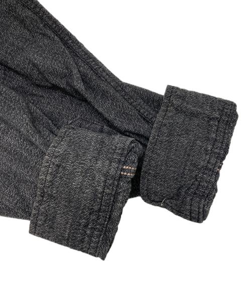 BONCOURA（ボンクラ）BONCOURA (ボンクラ) バンドカラーシャツ グレー サイズ:38の古着・服飾アイテム