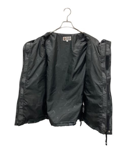 A BATHING APE（ア ベイシング エイプ）A BATHING APE (ア ベイシング エイプ) カモフラージュスポーツジャケット ブラック サイズ:Mの古着・服飾アイテム