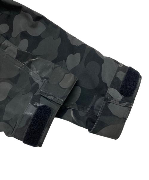 A BATHING APE（ア ベイシング エイプ）A BATHING APE (ア ベイシング エイプ) カモフラージュスポーツジャケット ブラック サイズ:Mの古着・服飾アイテム