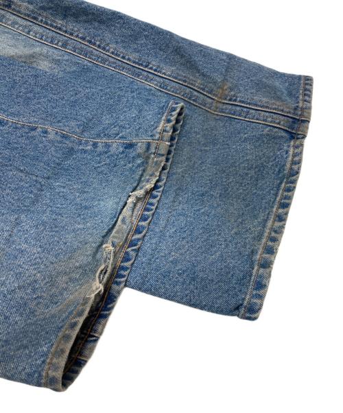 NVRFRGT（ネヴァーフォーゲット）NVRFRGT (ネヴァーフォーゲット) 立体裁断ジーンズ ブルー サイズ:1の古着・服飾アイテム