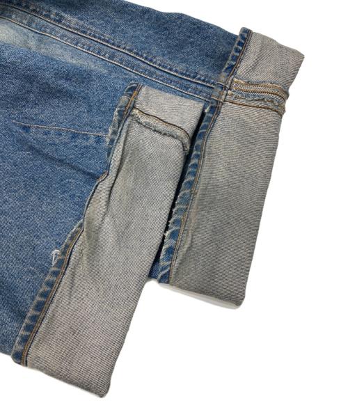 NVRFRGT（ネヴァーフォーゲット）NVRFRGT (ネヴァーフォーゲット) 立体裁断ジーンズ ブルー サイズ:1の古着・服飾アイテム