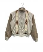 KAPITALキャピタル）の古着「スムースジャージートラックジャケット」｜ベージュ