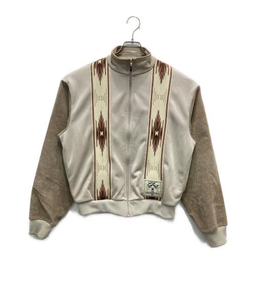 KAPITAL（キャピタル）KAPITAL (キャピタル) スムースジャージートラックジャケット ベージュ サイズ:2の古着・服飾アイテム