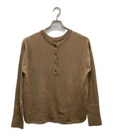 JOURNAL STANDARD（ジャーナルスタンダード）の古着「ウォッシャブル2WAYヘンリープルオーバー」｜ブラウン