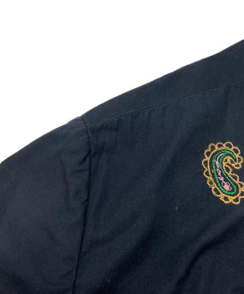 al's attire（アルズアタイア）al's attire (アルズアタイア) BEAMS PLUS (ビームスプラス) Paisley Open Collar Shirt ネイビー サイズ:Mの古着・服飾アイテム