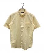 Aquascutumアクアスキュータム）の古着「コットンリネンPOシャツ」｜ホワイト