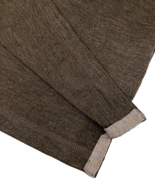 Aquascutum（アクアスキュータム）Aquascutum (アクアスキュータム) TEC.3 NZ Merino Wool Polo ブラウン サイズ:Lの古着・服飾アイテム