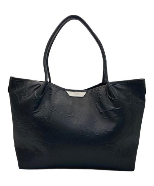 PELLE MORBIDA（ペッレモルビダ）PELLE MORBIDA (ペッレモルビダ) キャノクリスタレス ポリエステル トートバッグ ブラックの古着・服飾アイテム