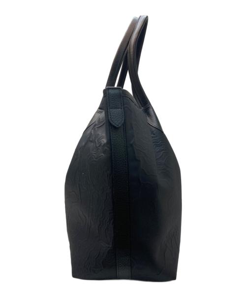 PELLE MORBIDA（ペッレモルビダ）PELLE MORBIDA (ペッレモルビダ) キャノクリスタレス ポリエステル トートバッグ ブラックの古着・服飾アイテム