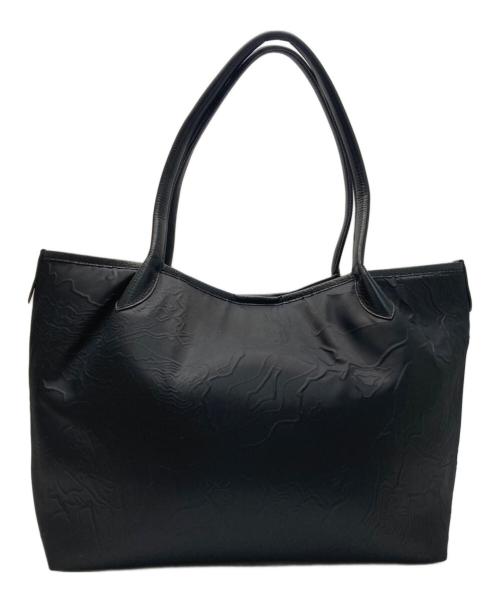 PELLE MORBIDA（ペッレモルビダ）PELLE MORBIDA (ペッレモルビダ) キャノクリスタレス ポリエステル トートバッグ ブラックの古着・服飾アイテム