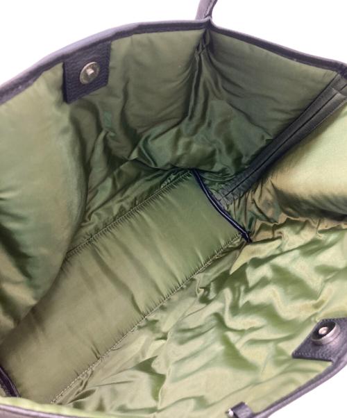 PELLE MORBIDA（ペッレモルビダ）PELLE MORBIDA (ペッレモルビダ) キャノクリスタレス ポリエステル トートバッグ ブラックの古着・服飾アイテム