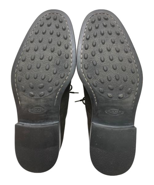 TOD'S（トッズ）TOD'S (トッズ) スエードダービーシューズ ブラウン サイズ:9の古着・服飾アイテム