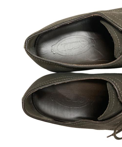 TOD'S（トッズ）TOD'S (トッズ) スエードダービーシューズ ブラウン サイズ:9の古着・服飾アイテム
