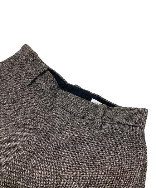MADISON BLUE（マディソンブルー）MADISON BLUE (マディソンブルー) ウールリネンハイウエストパンツ グレー サイズ:Sの古着・服飾アイテム