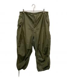 US ARMY（ユーエスアーミー）の古着「後染めスノーカモパンツ」｜グリーン