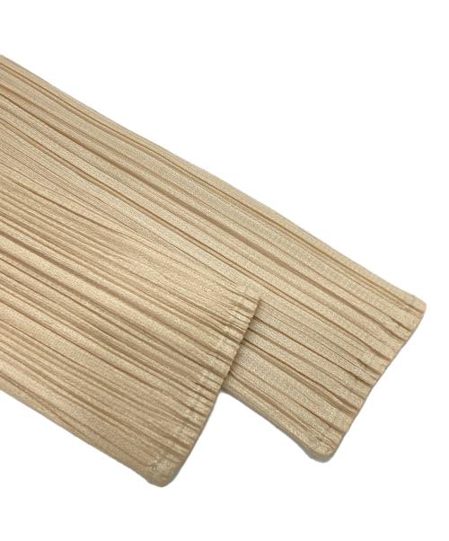 PLEATS PLEASE（プリーツプリーズ）PLEATS PLEASE (プリーツプリーズ) プリーツシャツ ベージュ サイズ:3の古着・服飾アイテム