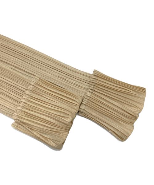 PLEATS PLEASE（プリーツプリーズ）PLEATS PLEASE (プリーツプリーズ) プリーツシャツ ベージュ サイズ:3の古着・服飾アイテム