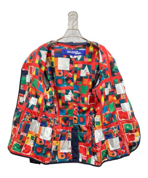 COMME des GARCONS JUNYA WATANABE MAN（コム デ ギャルソン ジュンヤ ワタナベ マン）COMME des GARCONS JUNYA WATANABE MAN (コム デ ギャルソン ジュンヤ ワタナベ マン) テーラードジャケット ネイビー サイズ:XSの古着・服飾アイテム