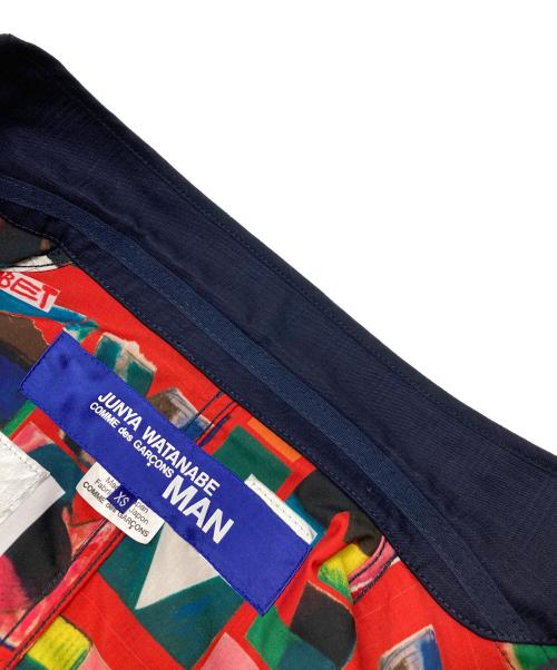 COMME des GARCONS JUNYA WATANABE MAN（コム デ ギャルソン ジュンヤ ワタナベ マン）COMME des GARCONS JUNYA WATANABE MAN (コム デ ギャルソン ジュンヤ ワタナベ マン) テーラードジャケット ネイビー サイズ:XSの古着・服飾アイテム