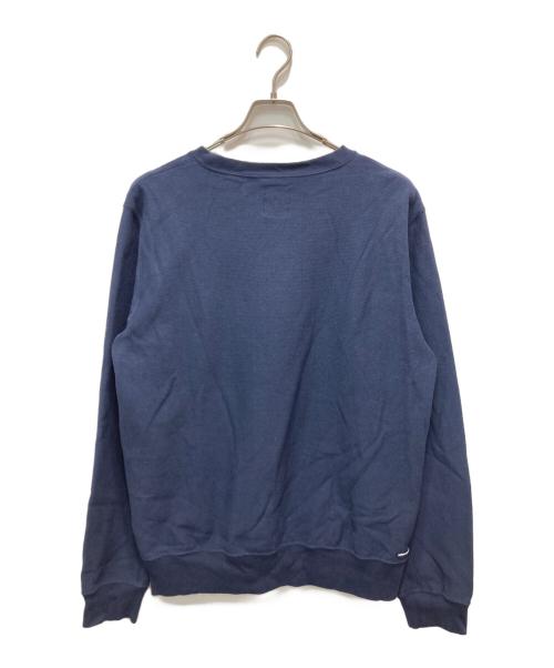 uniform experiment（ユニフォームエクスペリメント）uniform experiment (ユニフォームエクスペリメント) GOTHIC LOGO CREWNECK SWEAT ネイビー サイズ:1の古着・服飾アイテム