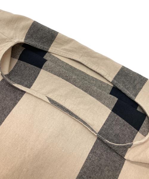 Marble SUD（マーブルシュッド）Marble SUD (マーブルシュッド) ノースリーブワンピース ブラック×ベージュ サイズ:不明（実寸参照）の古着・服飾アイテム