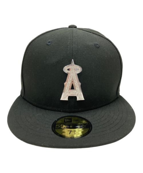 New Era（ニューエラ）New Era (ニューエラ) 59FIFTY MLB Rhinestone Badge ブラック サイズ:7 1/2の古着・服飾アイテム
