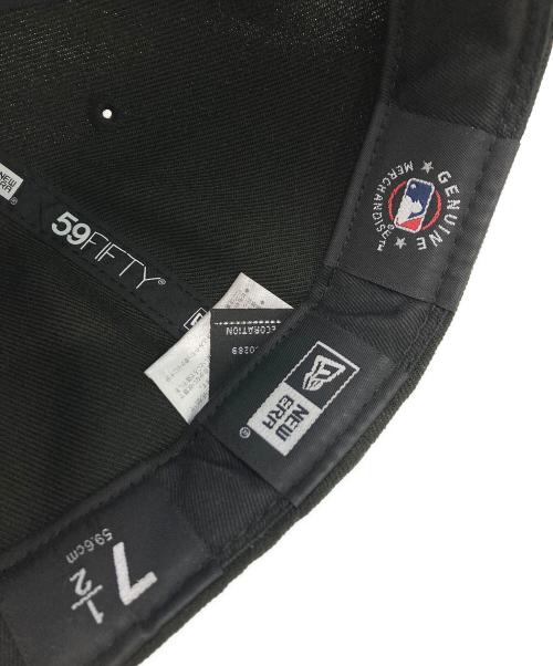 New Era（ニューエラ）New Era (ニューエラ) 59FIFTY MLB Rhinestone Badge ブラック サイズ:7 1/2の古着・服飾アイテム