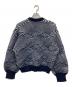 NKNIT (ンニット) ケーブルニット ネイビー サイズ:不明(実寸参照)：9000円