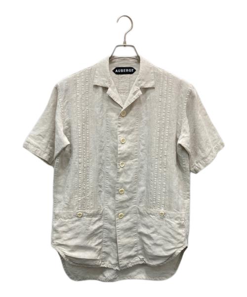 AUBERGE（オーベルジュ）AUBERGE (オーベルジュ) LINEN CUBA SHIRT ベージュ サイズ:38の古着・服飾アイテム