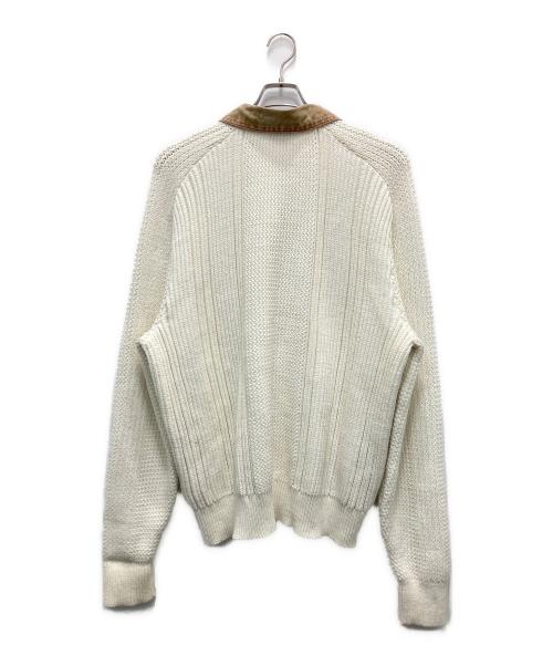 DIESEL（ディーゼル）DIESEL (ディーゼル) ハーフジップニット ベージュ サイズ:XLの古着・服飾アイテム