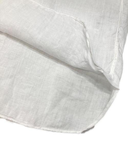 finamore（フィナモレ）finamore (フィナモレ) リネンシャツワンピース ホワイト サイズ:40の古着・服飾アイテム