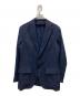 TOMORROW LAND PILGRIM（トゥモローランド ピルグリム）の古着「ウールリネン シングルブレステッド2Bジャケット」｜ネイビー