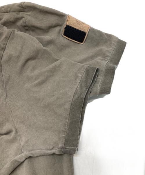 MONCLER（モンクレール）MONCLER (モンクレール) ポロシャツ グレー サイズ:Sの古着・服飾アイテム