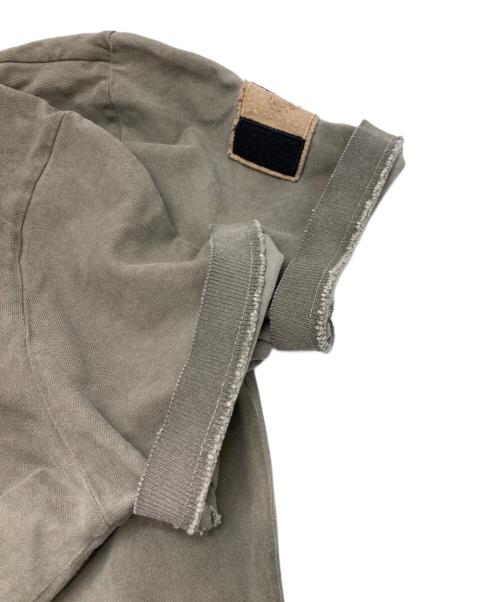 MONCLER（モンクレール）MONCLER (モンクレール) ポロシャツ グレー サイズ:Sの古着・服飾アイテム