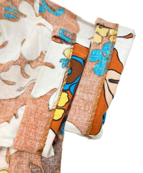 JANTZEN（ジャンセン）JANTZEN (ジャンセン) アロハシャツ ブラウン サイズ:Lの古着・服飾アイテム