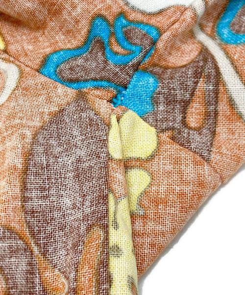 JANTZEN（ジャンセン）JANTZEN (ジャンセン) アロハシャツ ブラウン サイズ:Lの古着・服飾アイテム