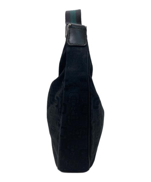 GUCCI（グッチ）GUCCI (グッチ) ホースビット柄ワンショルダーバッグ ブラックの古着・服飾アイテム