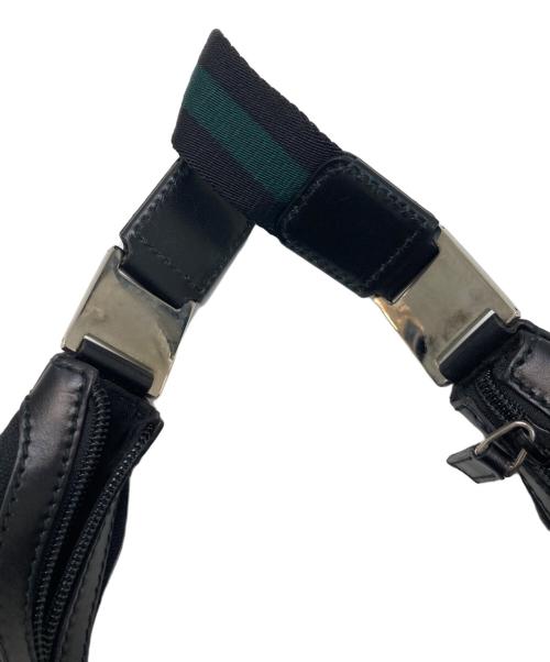 GUCCI（グッチ）GUCCI (グッチ) ホースビット柄ワンショルダーバッグ ブラックの古着・服飾アイテム