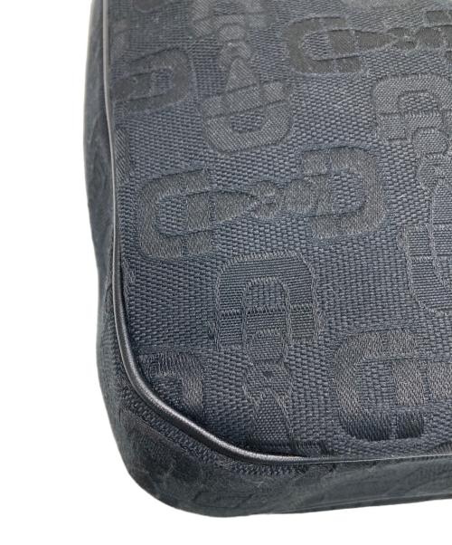 GUCCI（グッチ）GUCCI (グッチ) ホースビット柄ワンショルダーバッグ ブラックの古着・服飾アイテム