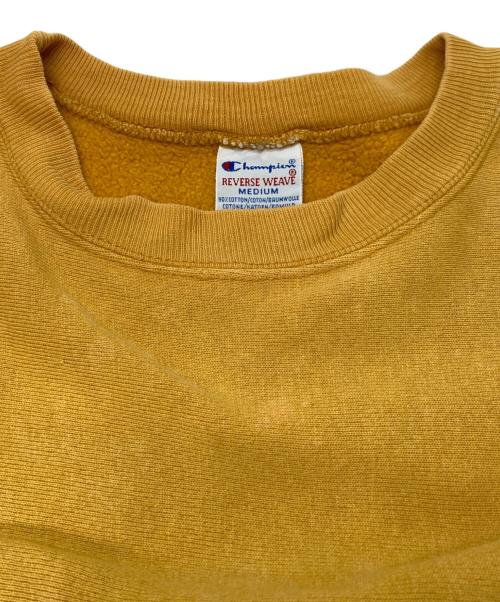 Champion REVERSE WEAVE（チャンピオン リバース ウィーブ）Champion REVERSE WEAVE (チャンピオン リバース ウィーブ) スウェット イエロー サイズ:Mの古着・服飾アイテム