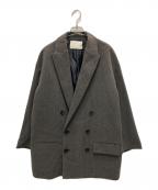 uncraveアンクレイヴ）の古着「ヘリンボーンジャケットコート」｜グレー